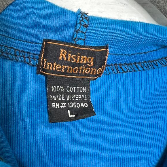 Rising International Full Zip Hooded Sweatshirt Dress Size Medium - Picture 3 of 10